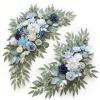WEIERYUE Artificial Wedding Arch Flower Set (2-Piece), Blue Inspiration view 1