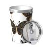 Gold Butterflies Stainless Steel Water Bottle, 340 ml, Keeps Drinks Hot for 12 Hours view 2