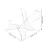 Hoement 2-Piece Clear Cookbook Stand, Adjustable Recipe Holder for the Kitchen, Books and Notes view 2
