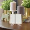 Hoement 2-Piece Clear Cookbook Stand, Adjustable Recipe Holder for the Kitchen, Books and Notes view 4