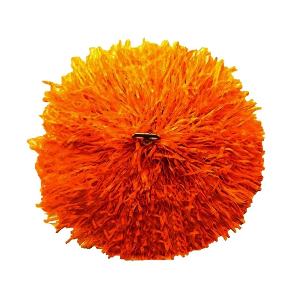 AYWTIUN Cheerleader Pom-Poms, 1 Pair, Dark Orange Double