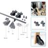 AYVADA Rolling Ladder Hardware Kit, Sliding Library Ladder Hardware, Ladder Not Included, 3.3–20 ft, Rustic Black view 2