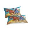 WENNUAN TierRocket 3D Cartoon Microfiber Duvet Cover Set, King 220 x 240 cm view 4