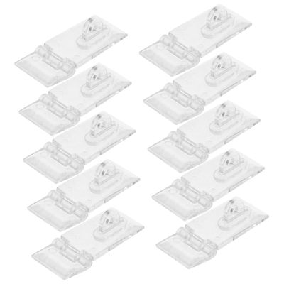 PartyKindom 40-Piece Transparent Acrylic Latch Set for Jewelry Boxes, Small Cabinets and Vintage Furniture