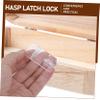 PartyKindom 40-Piece Transparent Acrylic Latch Set for Jewelry Boxes, Small Cabinets and Vintage Furniture view 3