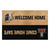 Qianderer Halloween Skull Doormat, Funny and Spooky Welcome Mat, Low-Profile Non-Slip Mat, Indoor/Outdoor Decor, Brown Style 9, 40 x 60 cm view 1