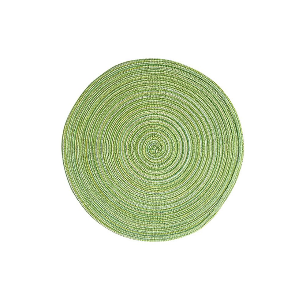 champracer Placemats, Stain-Resistant, Washable, Heat-Resistant, Double-Sided, Waterproof, Cotton Yarn, Non-Slip, for Kitchen Dining Tables (Seafoam Green, 11 cm)