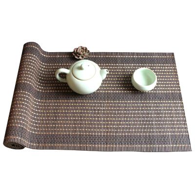 Bamboo Table Runner, Non-Slip Wooden Placemat Roll, 47 x 79 in (120 x 200 cm)