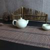 Bamboo Table Runner, Non-Slip Wooden Placemat Roll, 47 x 79 in (120 x 200 cm) view 4