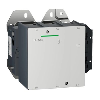 DPNABQOOQ LC1D475E7 AC Electromagnetic Contactor, 3P 3NO, LC1-D475E7, 475A, 48V AC Coil