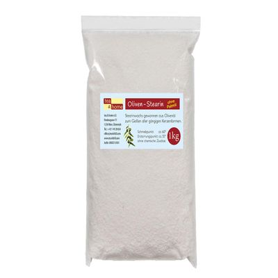 tea4chill Ecological Stearin Wax 1 kg for Candle Making