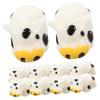 KONTONTY Cow Ornaments, 10-Piece Resin Set, White Table Decorations view 1