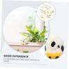 KONTONTY Cow Ornaments, 10-Piece Resin Set, White Table Decorations view 4