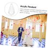 KONTONTY 71-Piece Acrylic Crystal Ball Pendants for Wedding Decor, Christmas Lights and Window Decoration view 3