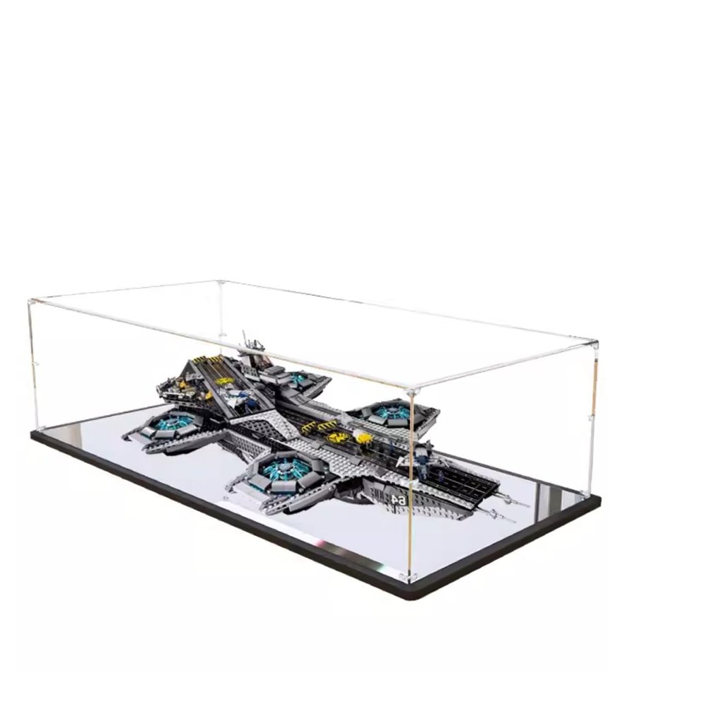 Display Case for LEGO 76042 The Shield Helicarrier, Dustproof, UV-Protected, Custom-Fit, Transparent 3 mm