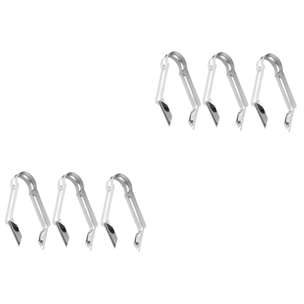 Amosfun 6-Piece Pineapple Eye and Vegetable Peeler Set, Silver