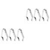Amosfun 6-Piece Pineapple Eye and Vegetable Peeler Set, Silver view 1