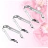 Amosfun 6-Piece Pineapple Eye and Vegetable Peeler Set, Silver view 2