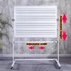 Large Mobile Whiteboard with Staff Lines, 121.9 x 91.4 cm view 2