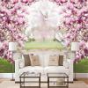 3D Magnolia Dove Photo Wallpaper, Nonwoven, 150 x 105 cm view 2