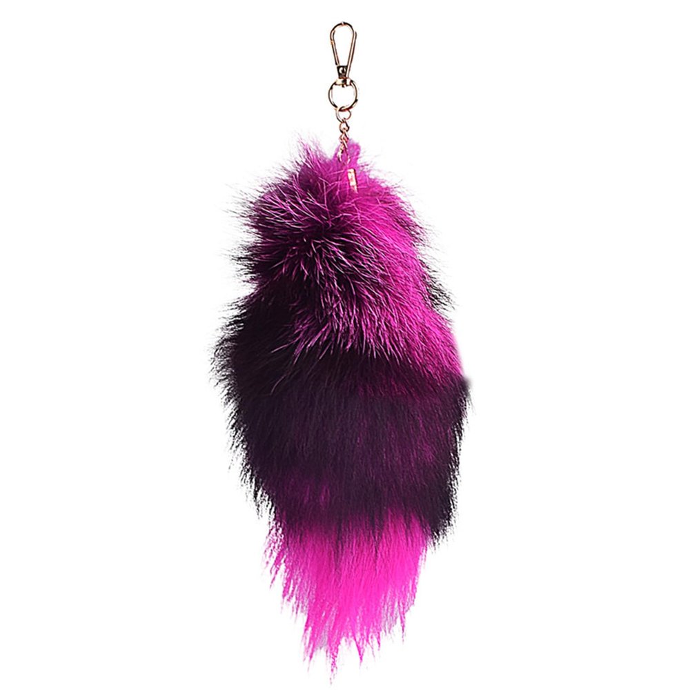 8-Inch Black Fox Tail