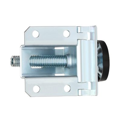 WOONEKY Adjustable Steel Cabinet Feet, Silver, with Screw Mounting