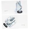 WOONEKY Adjustable Steel Cabinet Feet, Silver, with Screw Mounting view 3
