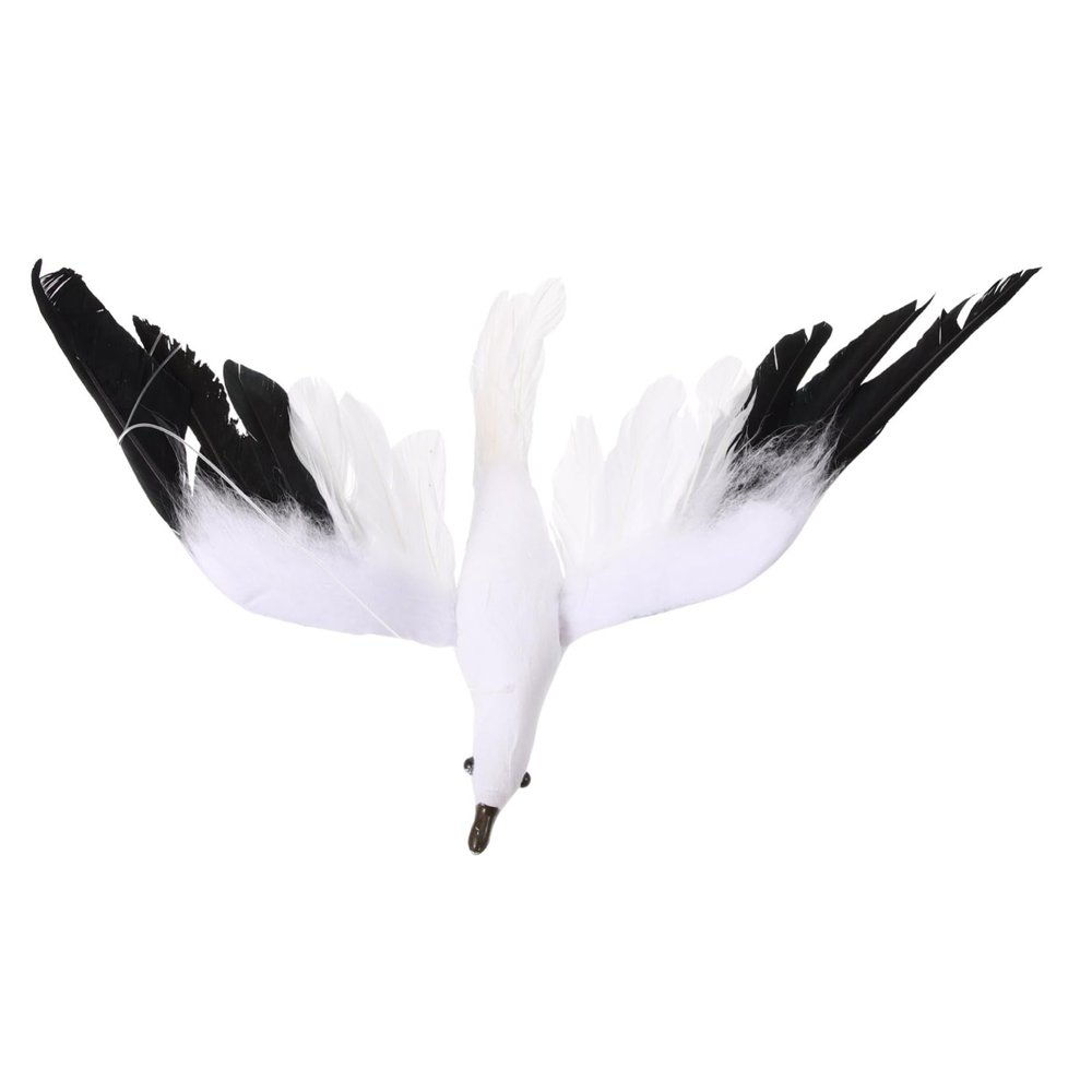 TINEASUR 3-Piece Creative Seagull Hanging Decor, Artificial Seagull Pendants for Weddings, Parties, Tables, and Balconies