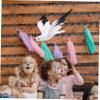 TINEASUR 3-Piece Creative Seagull Hanging Decor, Artificial Seagull Pendants for Weddings, Parties, Tables, and Balconies view 2