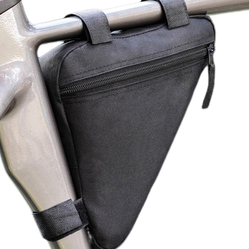 Zuasdvnk Triangular Bike Frame Bag for Bike Lock Storage