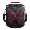 Red Butterfly Printed Insulated Cooler Bag view 1