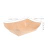 Hohopeti 125-Piece Disposable Kraft Paper Serving Boats for Snacks and Parties view 2
