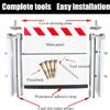 Garage Flood Protection, Aluminum Alloy Flood Barrier, Removable Reusable Waterproof Board (140 x 120 view 4