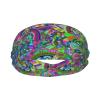Graffiti Headband for Unisex, Short Hair, Non-Slip Sports Headband view 2