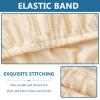 MCNDSI Stretchable Washable Headboard Cover, Light Gray, 67–75 in/170–190 cm view 4