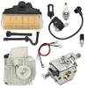Rynplex Ignition Coil, Spark Plug, Air Filter, Carburetor Kit, Oil Circuit and Recoil Starter Replacement Parts for Garden Ignition Systems view 4