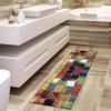 QQrunner Abstract Non-Slip Hallway Runner Rug, 100 x 300 cm view 3