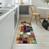 QQrunner Abstract Non-Slip Hallway Runner Rug, 100 x 300 cm view 4