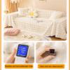 FDDYA Soft Plush Washable Non-Slip Sofa Cover, Gray, 180 x 340 cm view 3