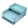 MUSISALY Stackable ABS File Tray Organizer, 3-Piece Set view 1