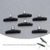 Quiet Rubber V-Brake Pads, Black, Durable view 3