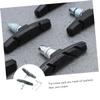 Quiet Rubber V-Brake Pads, Black, Durable view 4