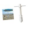 KONTONTY Beach Umbrella Anchor with Five Plastic Stakes, White view 1