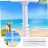 KONTONTY Beach Umbrella Anchor with Five Plastic Stakes, White view 4
