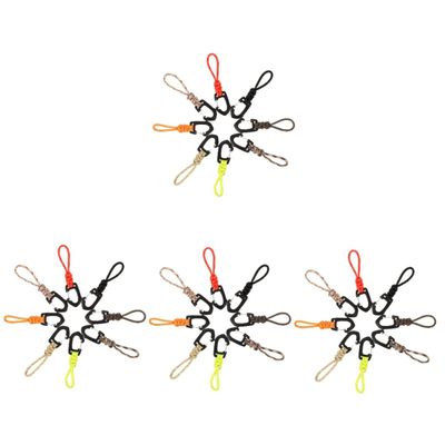 BESPORTBLE 32-Piece Outdoor Multifunctional Lanyard with Carabiners