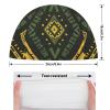 Swim Cap for Men and Women with Tribal Rhombus Print view 2