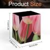 JTKBNVM Square Leather Pen Holder, Flower Design view 2