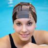 Swim Cap for Men and Women, Comfortable Adult Swim Cap with Deer on Snowy Field at Sunrise, Highly Stretchy Cap for Long Hair, Non-Slip Pool Cap view 4