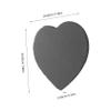 PAMINGONO Heart-Shaped Rock Garden Figurine view 3