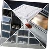 Parliky Transparent Stackable Shoe Box with Flip Lid, White Acrylic-PP Plastic view 2